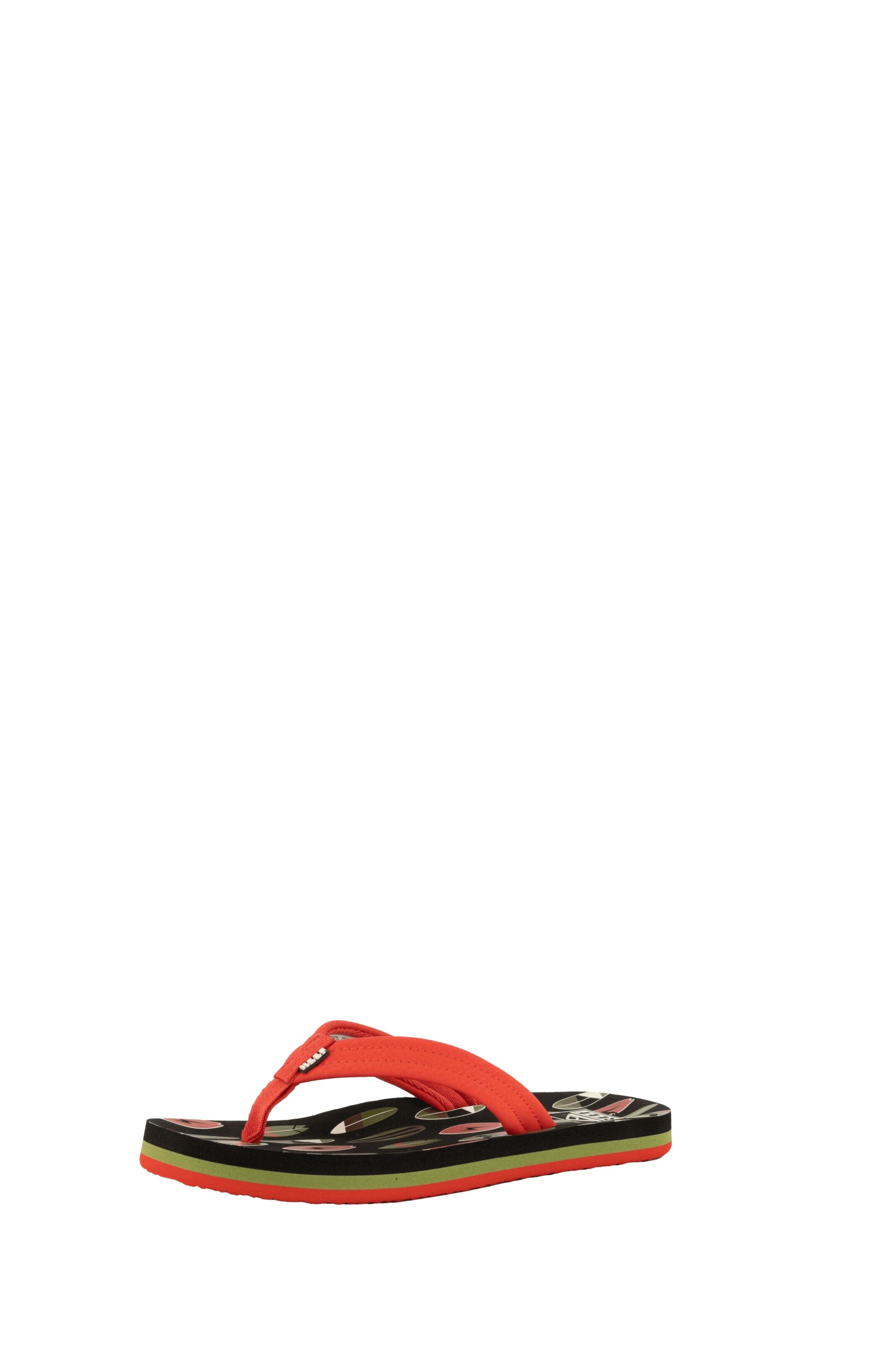 Claquettes / Tongs 'Kids Ahi' REEF en rouge : devant