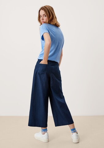 QS Zvonové kalhoty Kalhoty – modrá