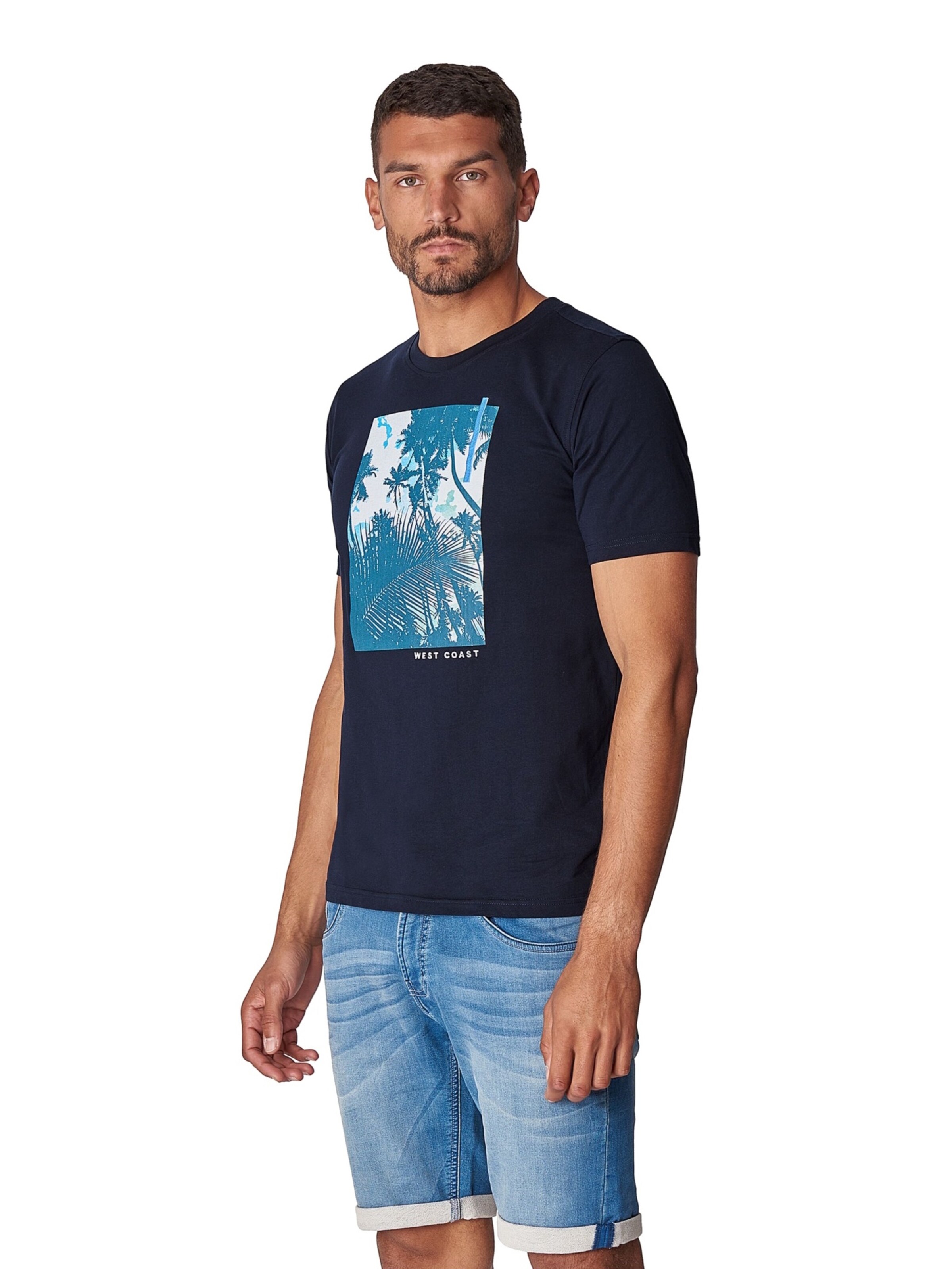 CASAMODA T-Shirt in Blau: Vorderseite