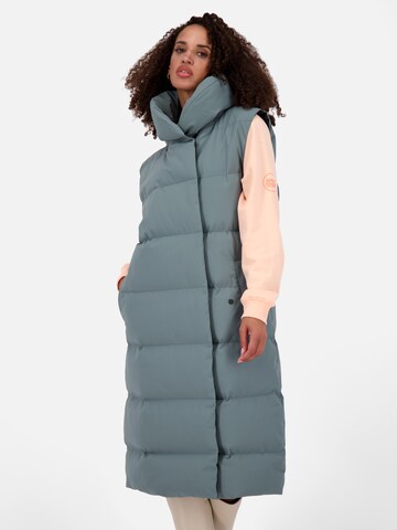 Alife and Kickin Bodywarmer 'Phoebe' in Blauw: voorkant