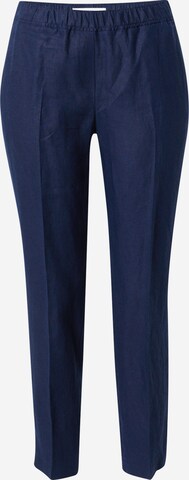 BRAX Tapered Pleated Pants 'Maron S' in Blue: front