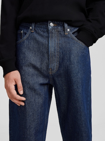 Loosefit Jean Bershka en bleu