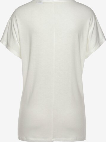 T-shirt LASCANA en beige : derrière