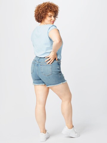 Vero Moda Curve Normalny krój Jeansy w kolorze niebieski