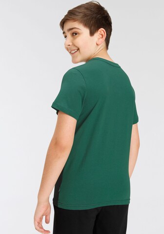 PUMA Majica 'Essentials+' | zelena barva
