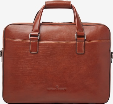 Castelijn & Beerens Document Bag 'Paul' in Brown: front