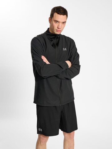 Hummel Athletic Jacket 'Court' in Black: front