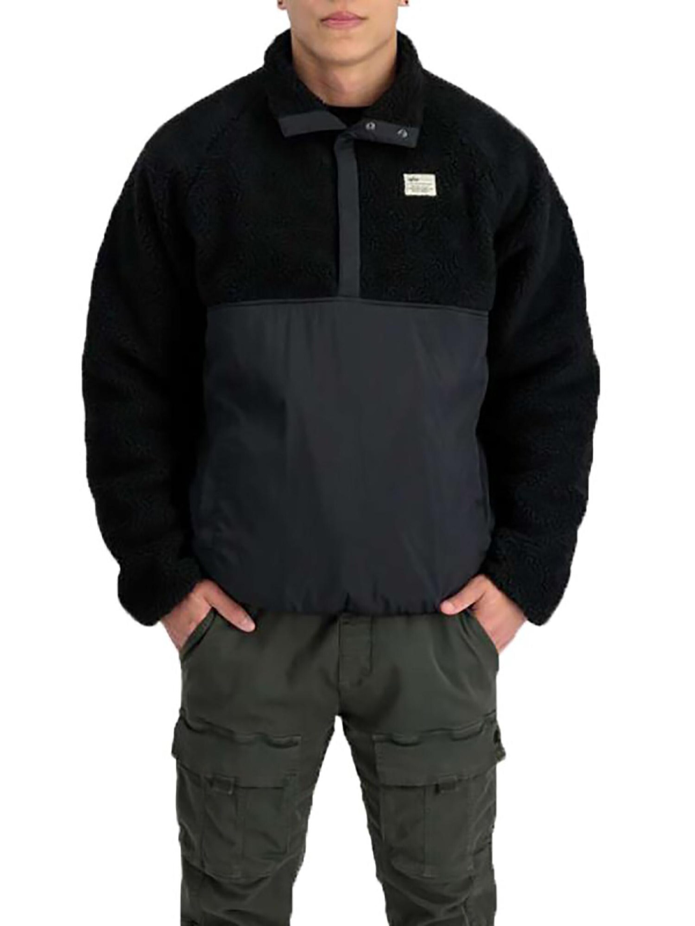 ALPHA INDUSTRIES Übergangsjacke 'Anorak'‌‌ in Schwarz