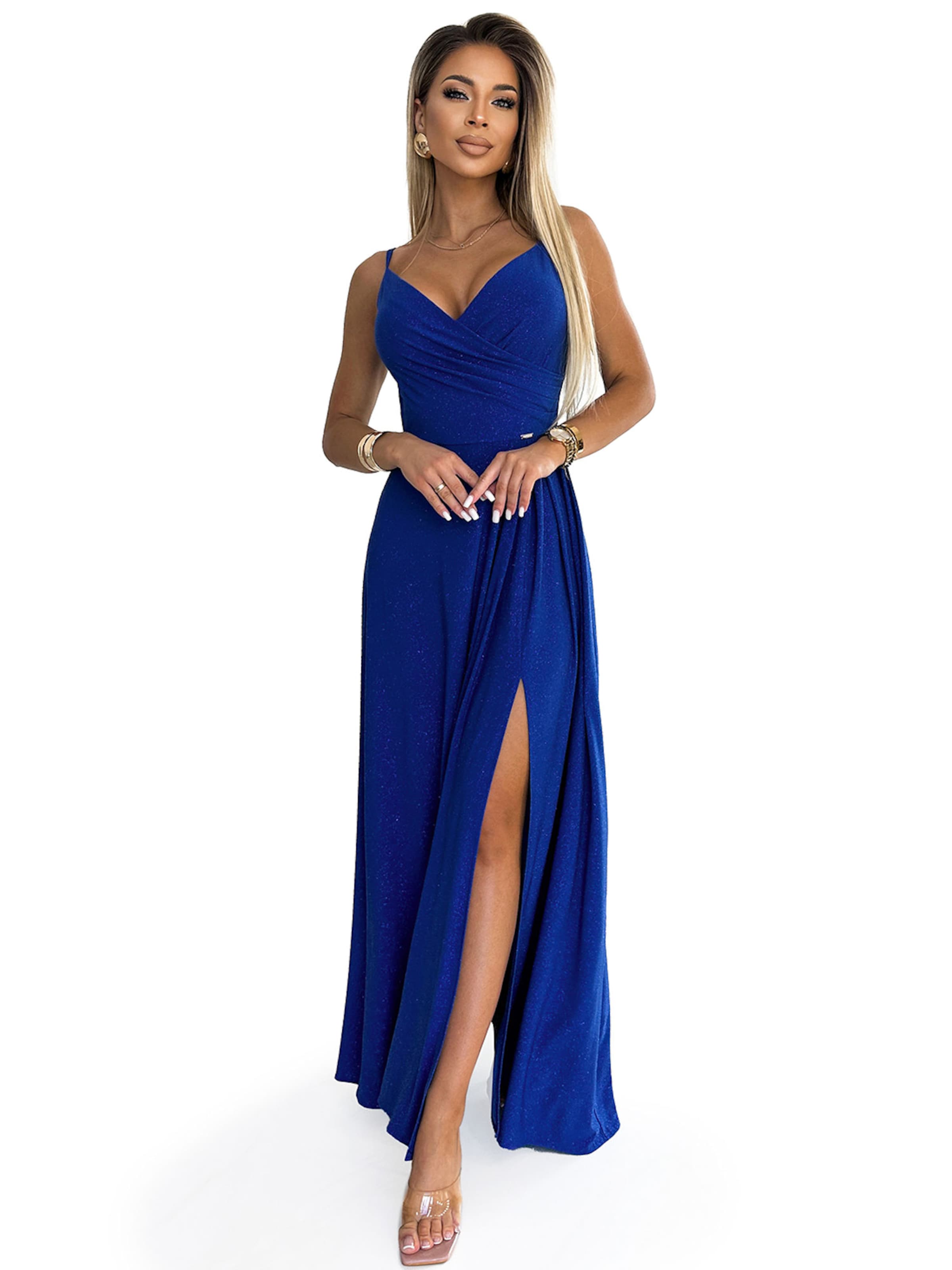 Numoco Abendkleid 'Maxikleid Chiara'‌‌‌‌‌‌‌‌‌‌ in blau, Produktansicht