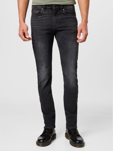 Slimfit Jeans di BOSS in nero: frontale