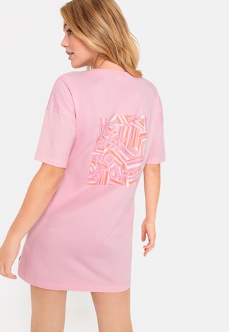 LSCN by LASCANA - Camisa de pijama em rosa