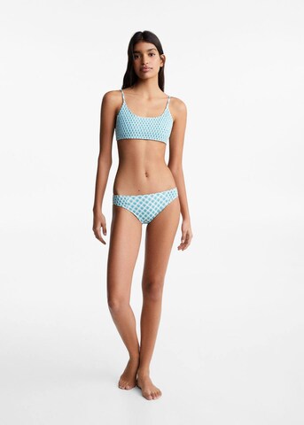 MANGO TEEN Bustier Bikini 'Candela' in Grün