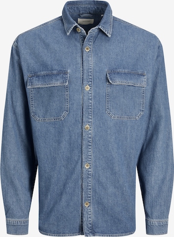 Comfort fit Camicia 'Axel' di JACK & JONES in blu: frontale