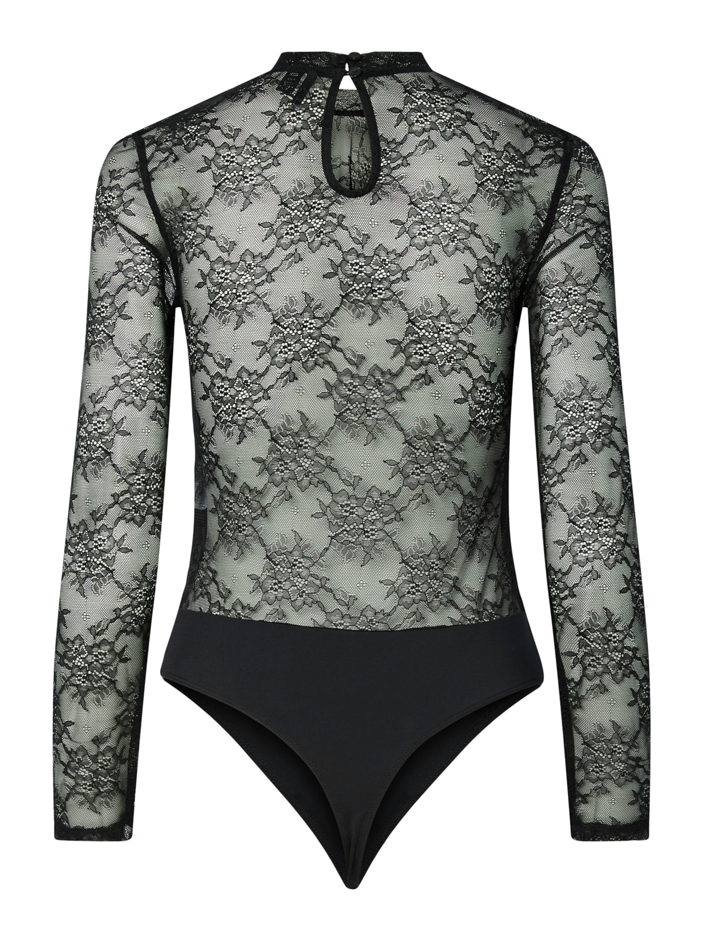 Shirtbody 'PCMILLY' PIECES en noir