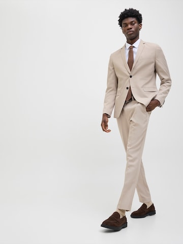 Jack & Jones Premium Slimfit Κουστούμι 'JPRCosta' σε μπεζ