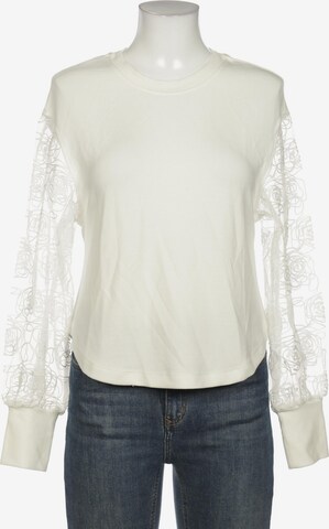 Rich & Royal Sweatshirt & Zip-Up Hoodie in M in White: front