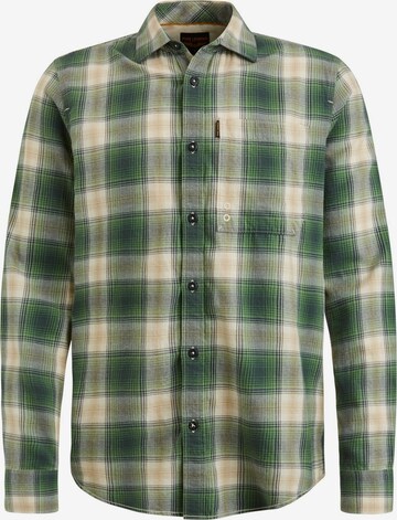 PME Legend Regular fit Button Up Shirt in Green: front