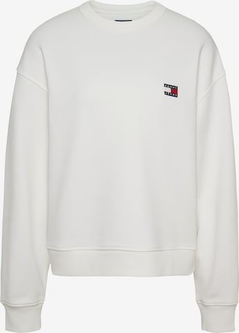 Felpa di Tommy Jeans in bianco: frontale