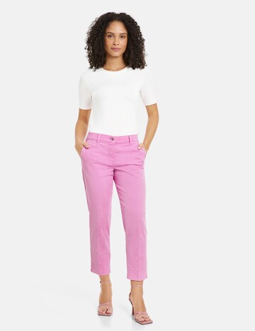 GERRY WEBER Slimfit Kalhoty 'Kir Sty' – pink