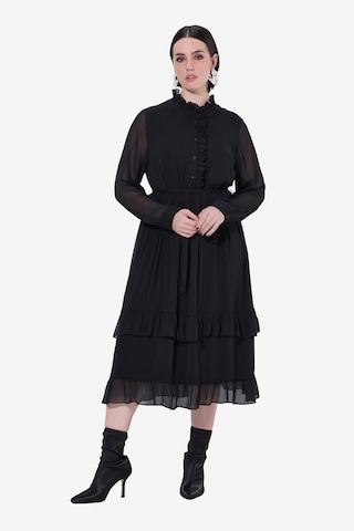 juoda Ulla Popken Suknelė: priekis