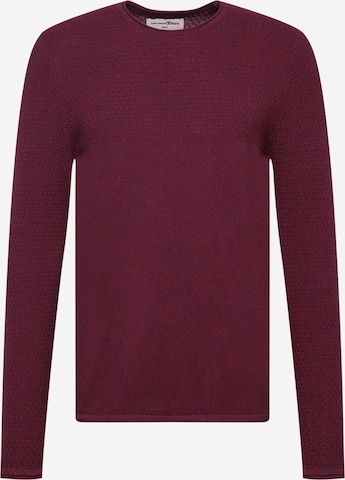 TOM TAILOR DENIM Pullover in Rot: front