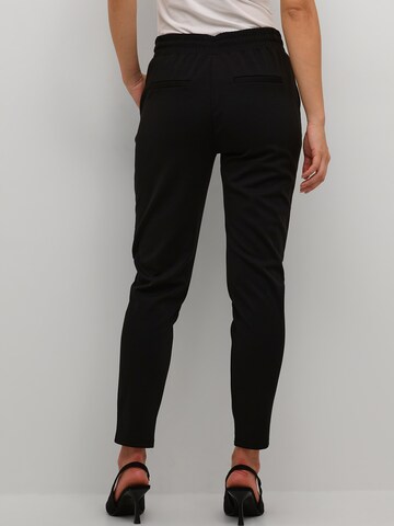 Regular Pantalon à plis 'Eloise' CULTURE en noir