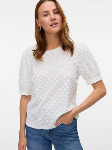 VERO MODA - Camiseta 'VMFlower' en blanco: frente