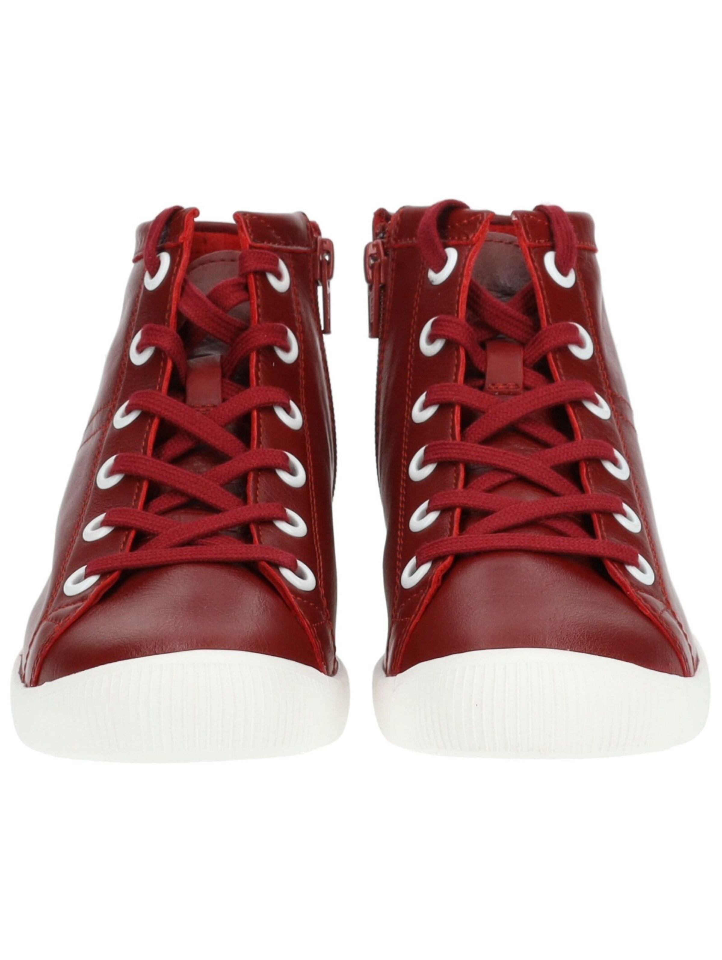 Softinos Sneakers hoog in Rood