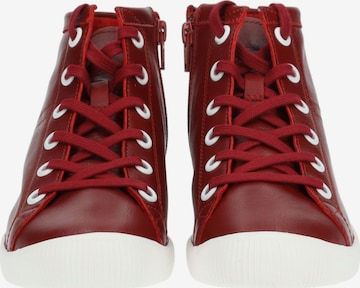 Softinos High-Top Sneakers in Red