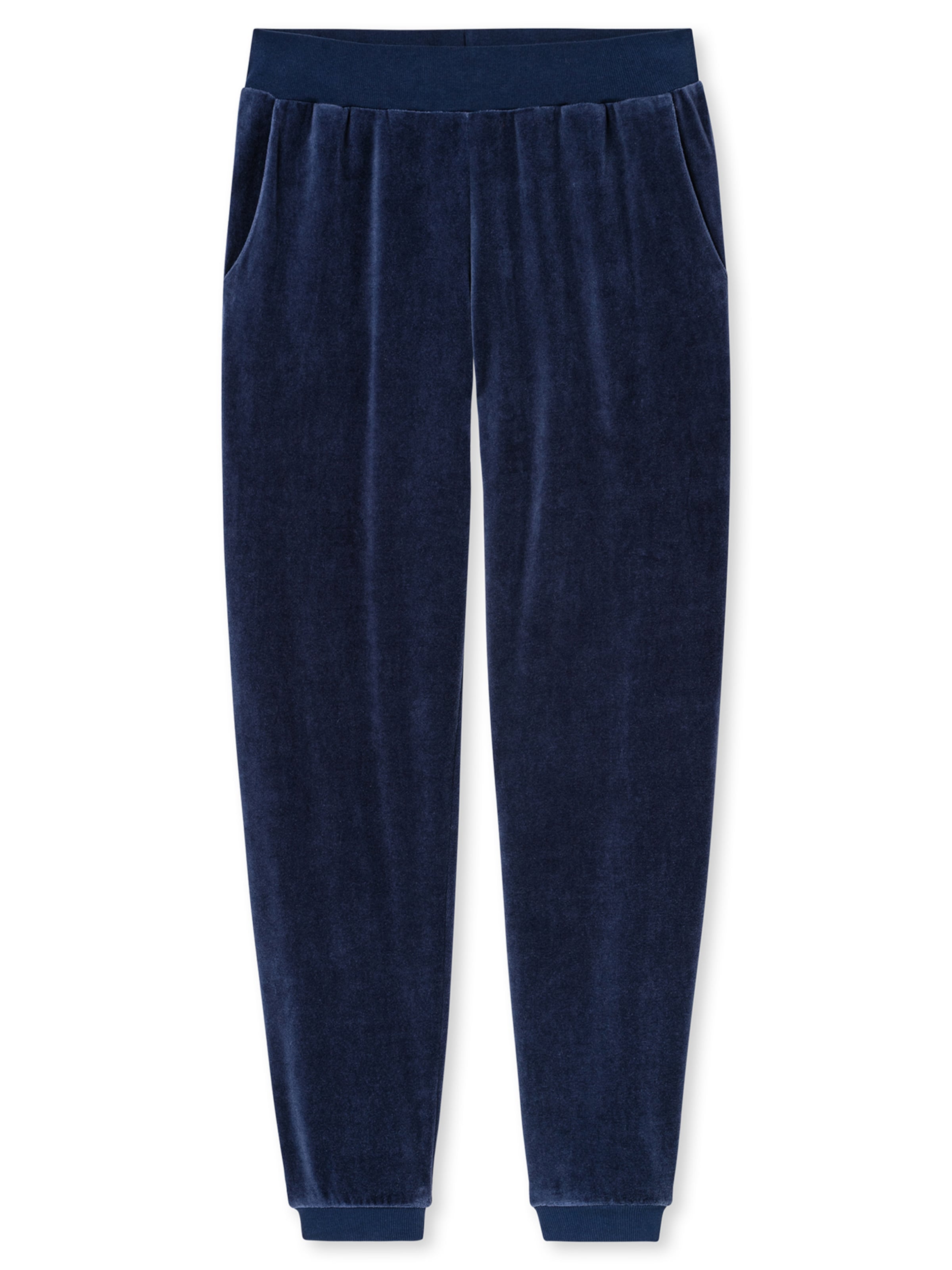 Pyjama ' Casual Velour ' SCHIESSER en bleu