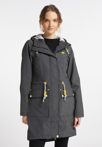 Schmuddelwedda Between-Seasons Parka in Grey: front