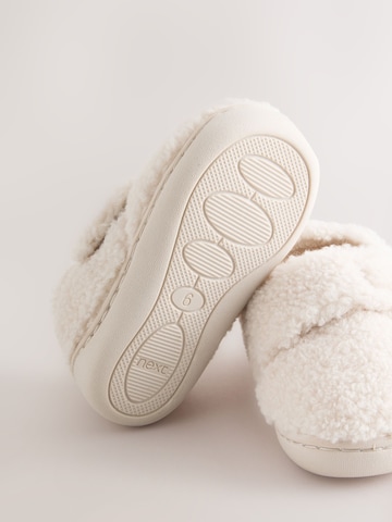 Next - Zapatillas de casa en beige