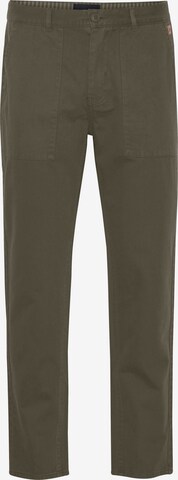 BLEND Chino Pants in Green: front