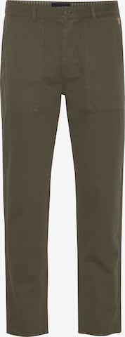 BLEND Regular Chino in Groen: voorkant