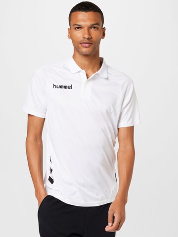 T-Shirt fonctionnel Hummel en blanc : devant