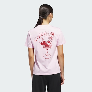T-shirt ADIDAS SPORTSWEAR en rose