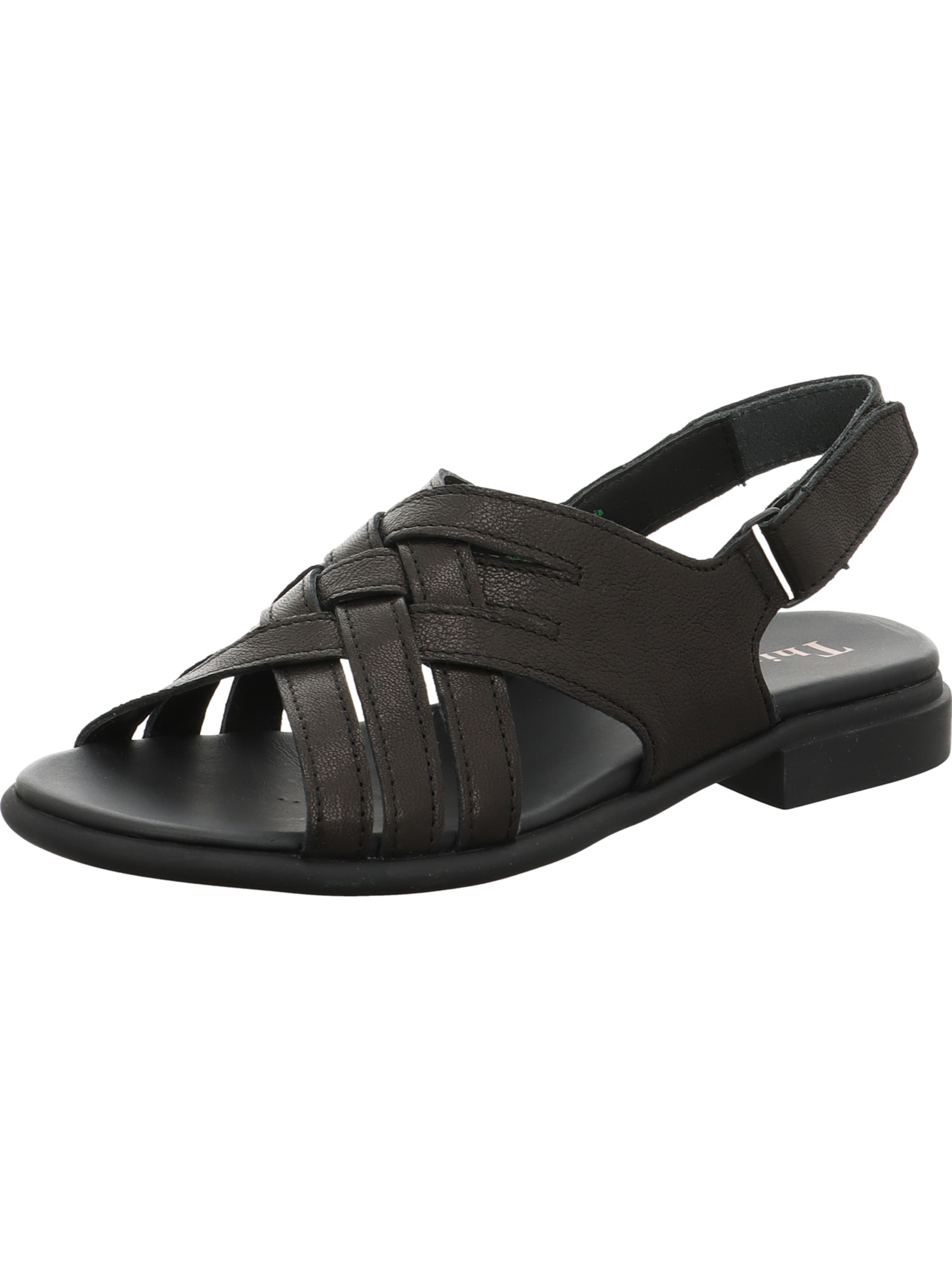 THINK! Strap Sandals 'Kamaa' in Black: front
