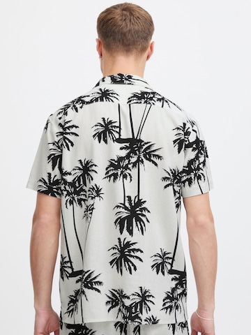 !Solid Comfort fit Button Up Shirt 'Ivalde' in White