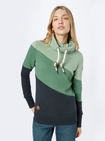 Ragwear - Sweatshirt 'RUMIKA' em verde: frente