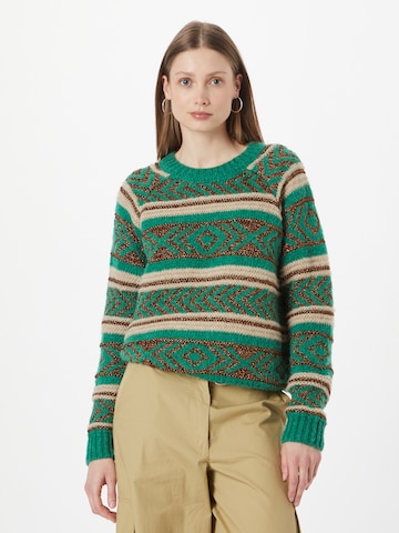 SCOTCH & SODA Sweater in Green: front