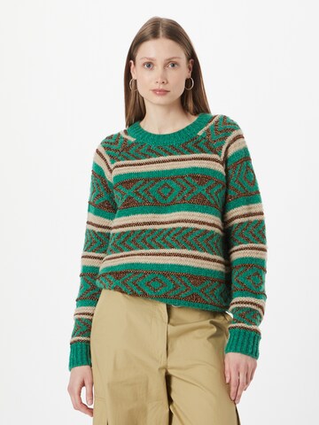 SCOTCH & SODA Trui in Groen: voorkant