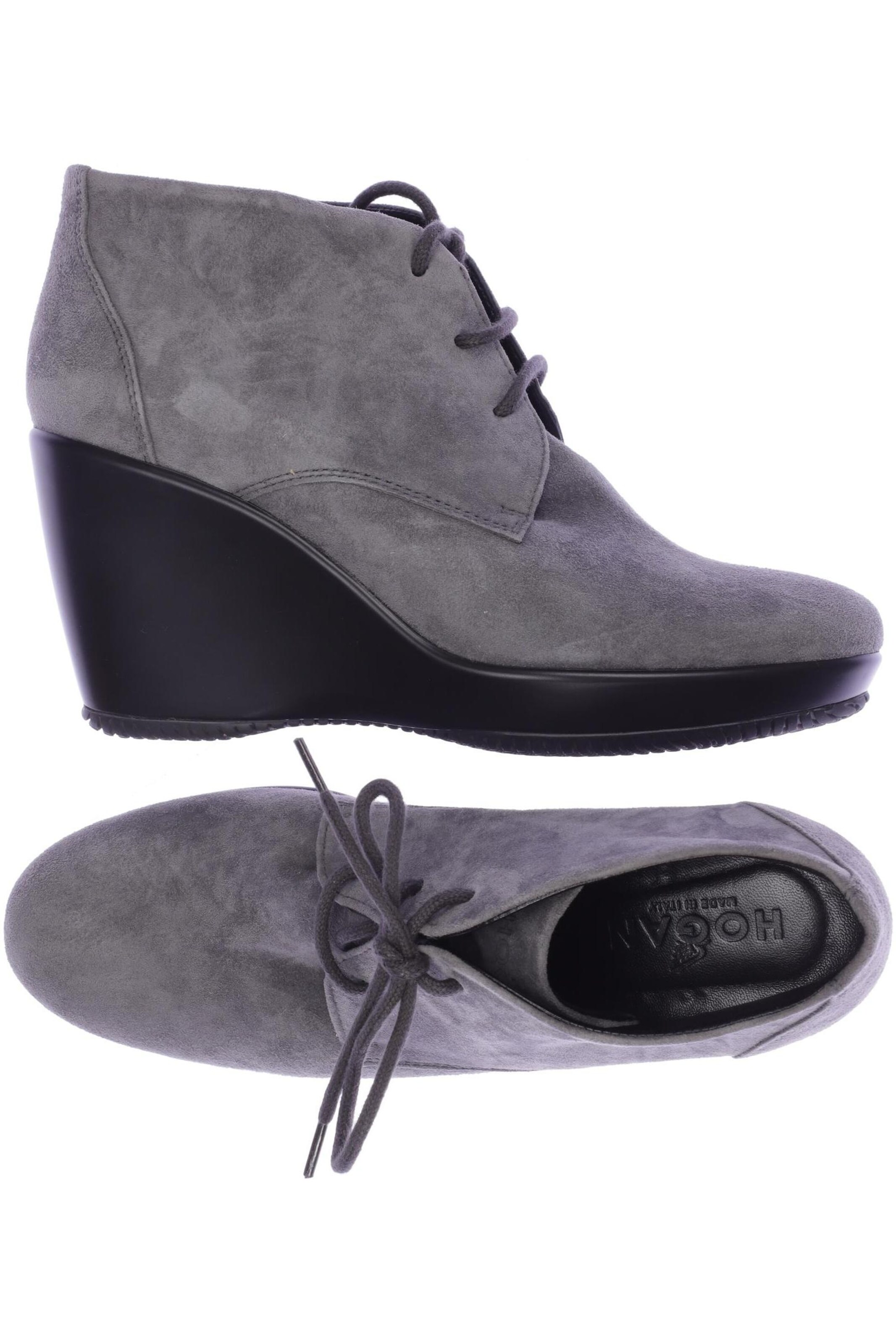 HOGAN Dress Boots in 38,5 in Grey: front