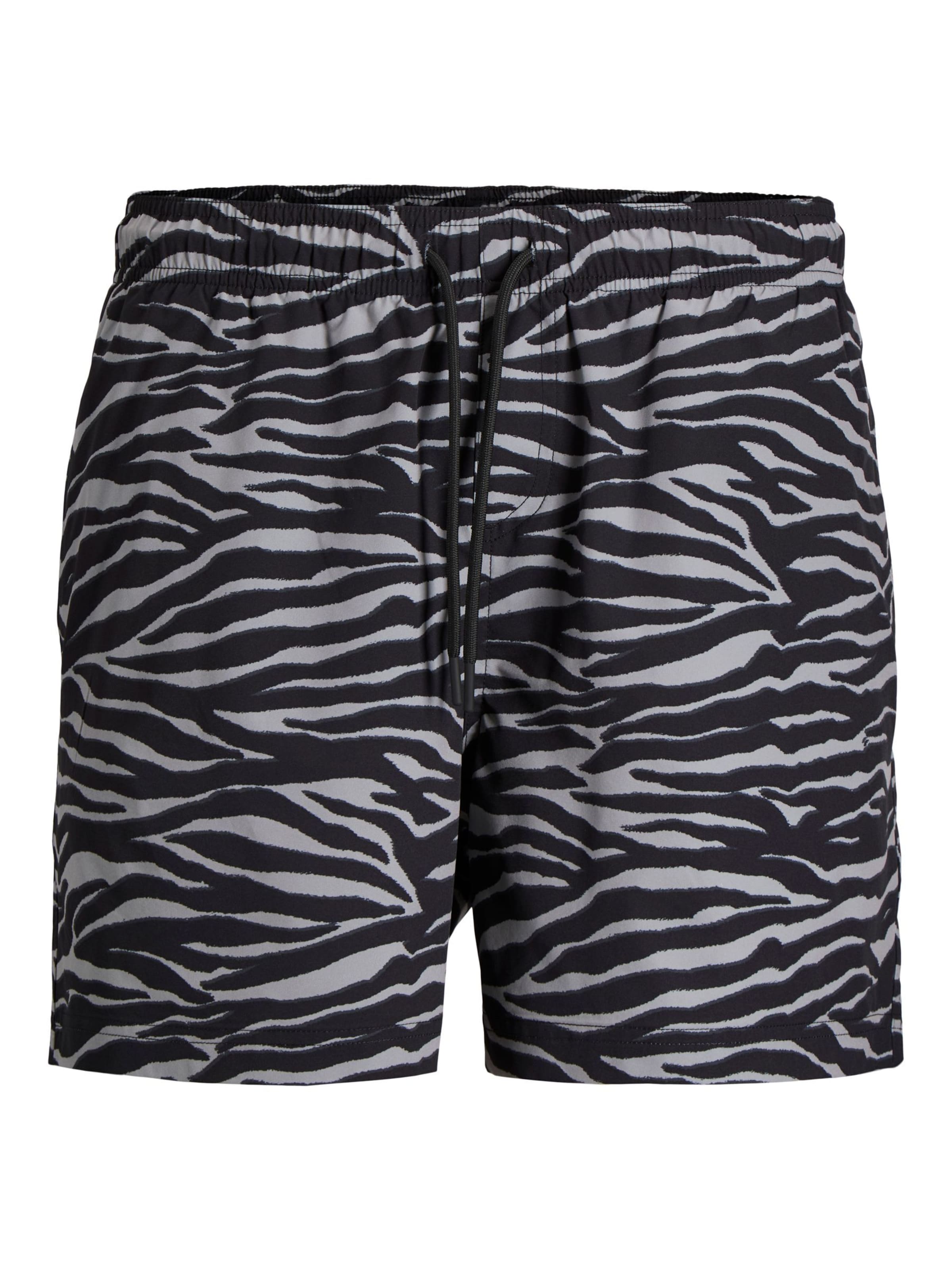 JACK & JONES Zwemshorts 'Maui' in Zwart: voorkant
