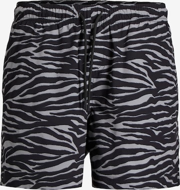 JACK & JONES Zwemshorts 'Maui' in Zwart: voorkant