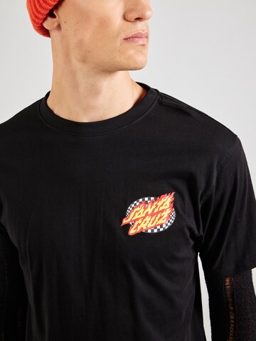Santa Cruz - Camisa 'Goal Flame' em preto