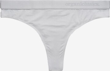 Organic Basics String 'Lite Tanga' in Grau: predná strana