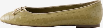 Next Ballerina met riempjes 'Forever Comfort' in Groen: voorkant
