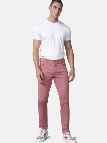 MEYER Regular Jeans 'M5 Five 1-6075' in Rood