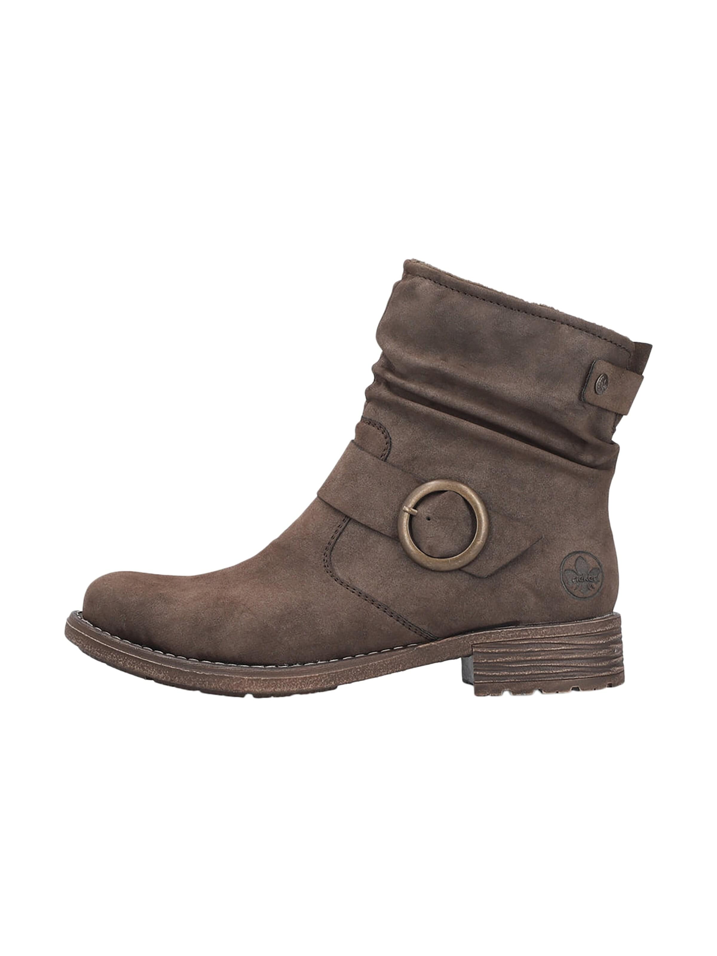 Bottines Rieker en marron : devant