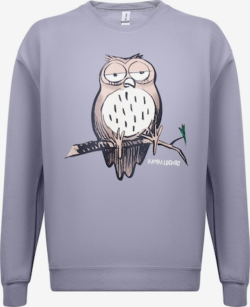 Sweat-shirt 'Bad Nature Owl' Bad Nature en gris : devant